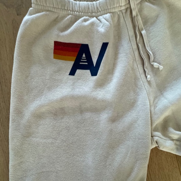 Aviator Nation cream  joggers in XL - Picture 4 of 5
